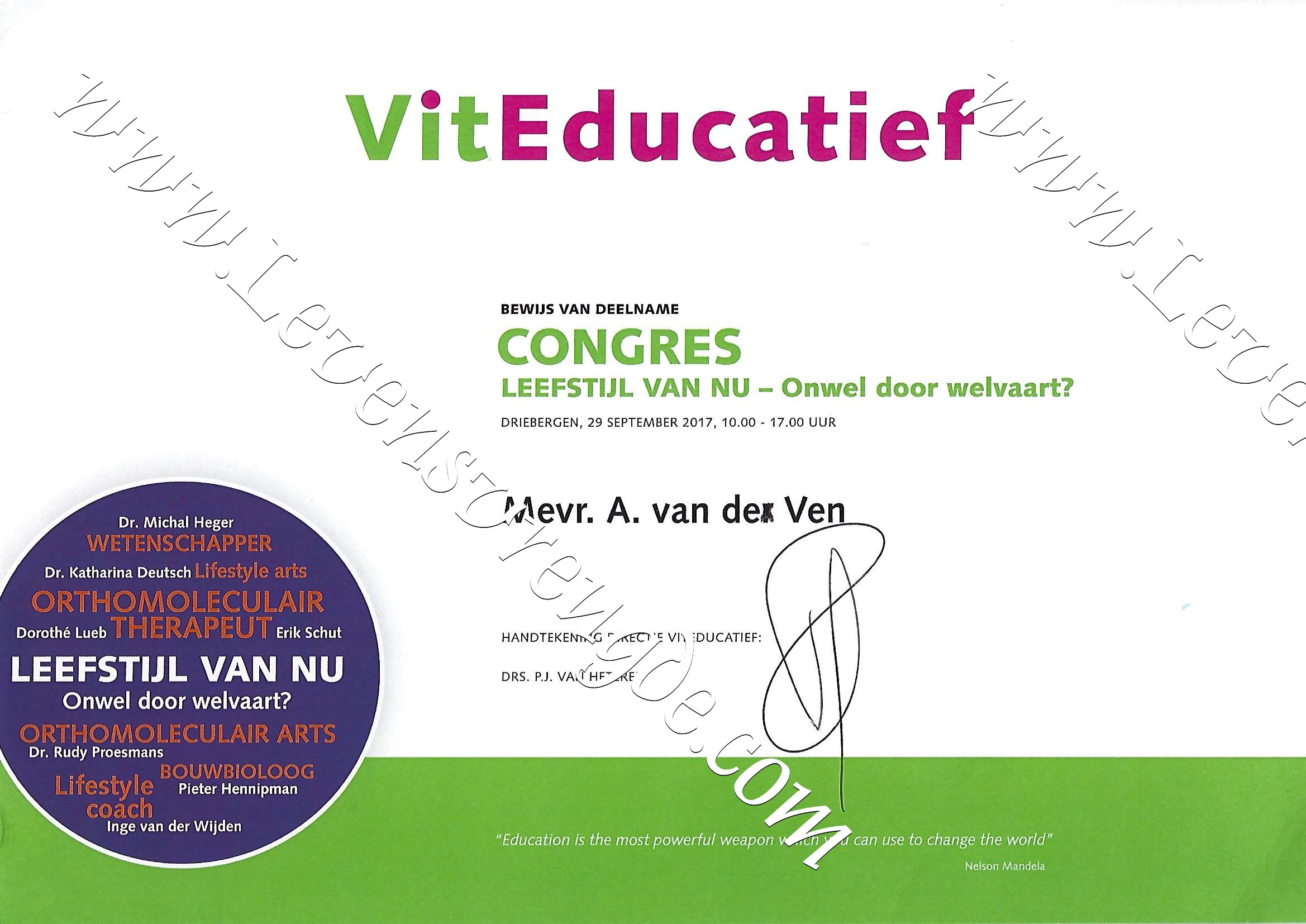 Leefstijl van nu - Onwel door Welvaart